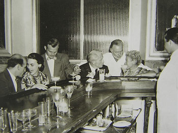 Hemingway at the Floridita bar - Havana, Cuba